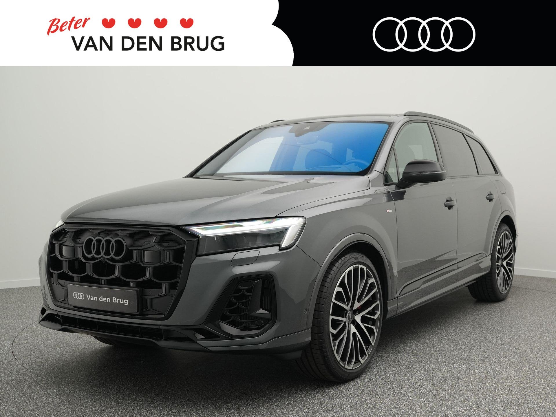 Audi Q7 S-line 55 TFSI e quattro 394PK | Matrix LED | Stoel, Auto's, Automaat, Gebruikt, 26 kWh, Bedrijf