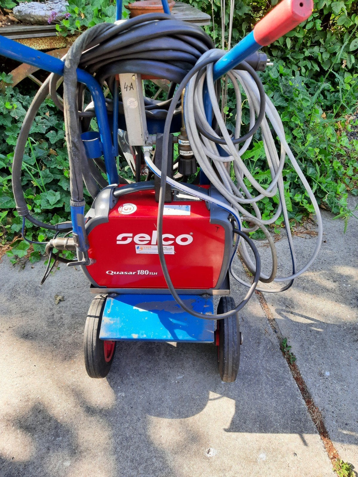 Selco lasapparaat tig rvs metaal   Co2, Ophalen of Verzenden, Zo goed als nieuw, 150 tot 250 ampère, Tig