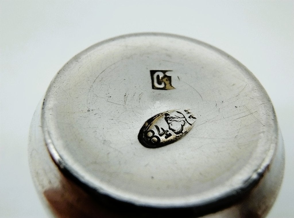 Zilveren kiddush beker, S. Tipograf, Warschau, ca. 1900, Verzenden, Zilver