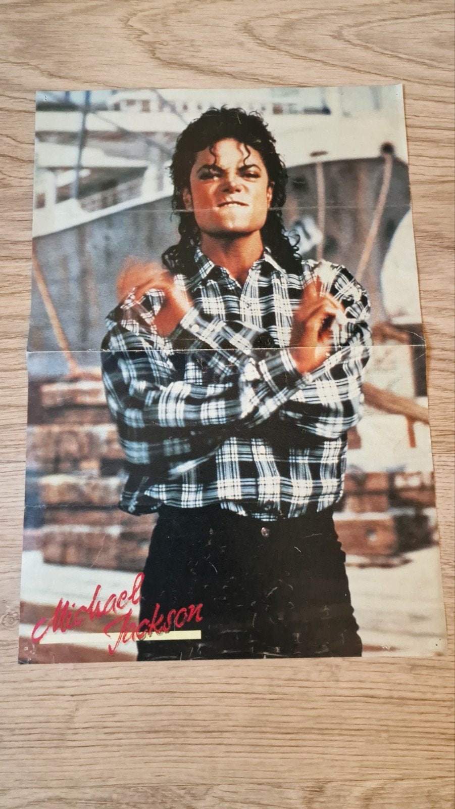 Michael Jackson Magazine Poster Jaren '80 - 26x39cm, Verzamelen, Ophalen of Verzenden