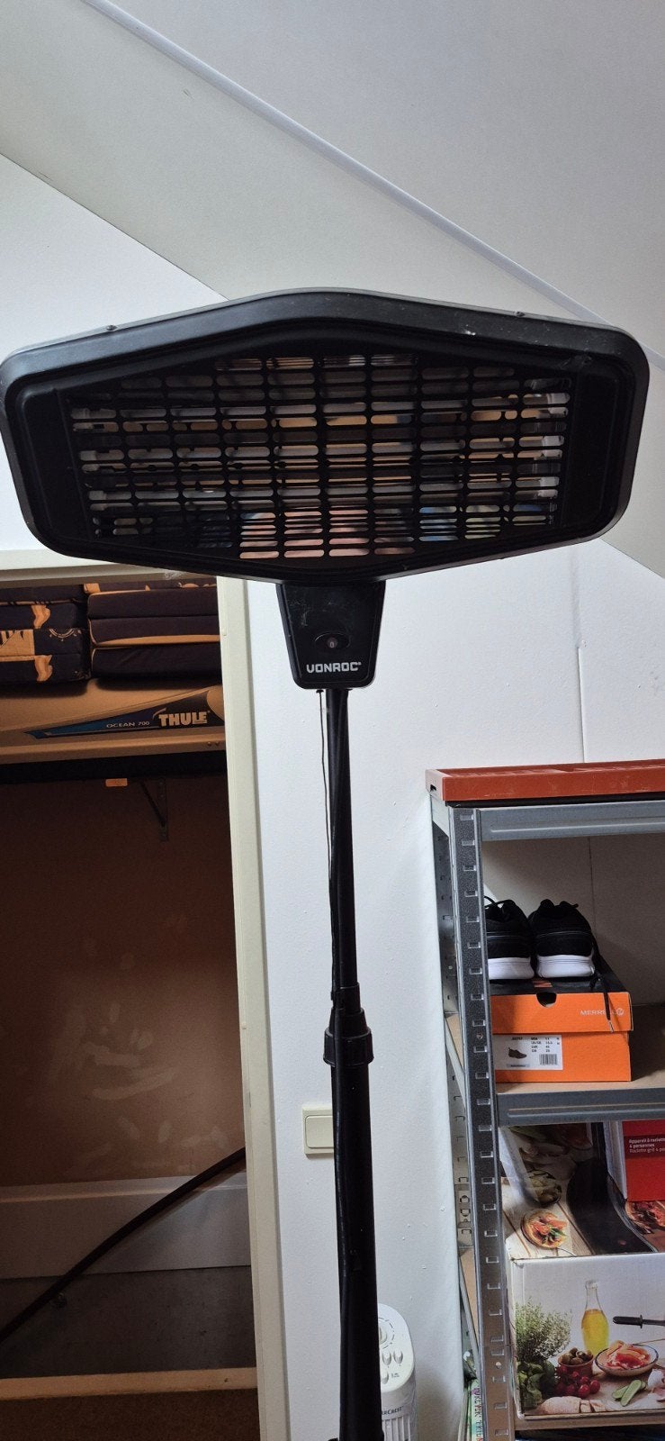 VONROC PH511AC Terrasverwarmer - 2200W, Vloer, Zo goed als nieuw, Waterbestendig, Ophalen