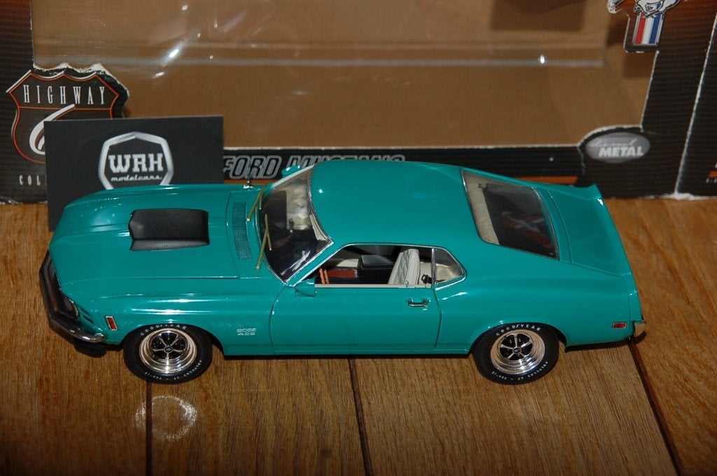 1:18 FORD MUSTANG MACH 1 1970 Highway 61 WRH, Verzenden, Zo goed als nieuw, Auto, Overige merken