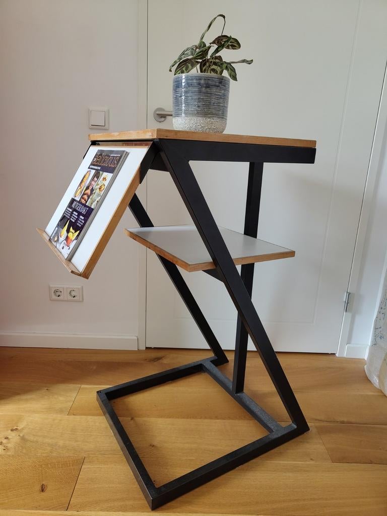 Vintage projectortafel, Ophalen, 50 tot 100 cm, Minder dan 100 cm, Metaal