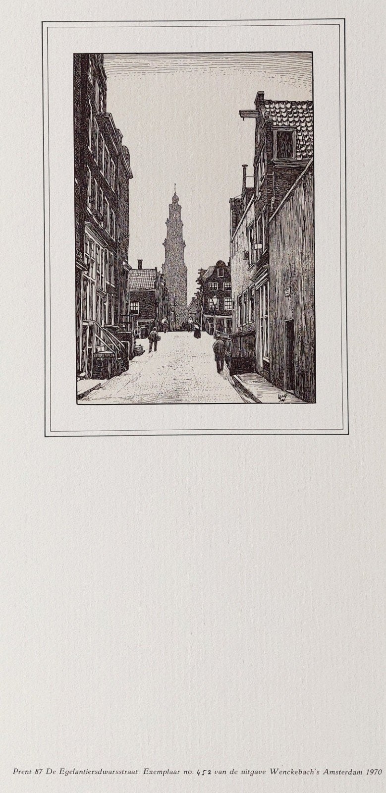 De Egelantierdwarsstraat  ... Amsterdam, Ophalen of Verzenden