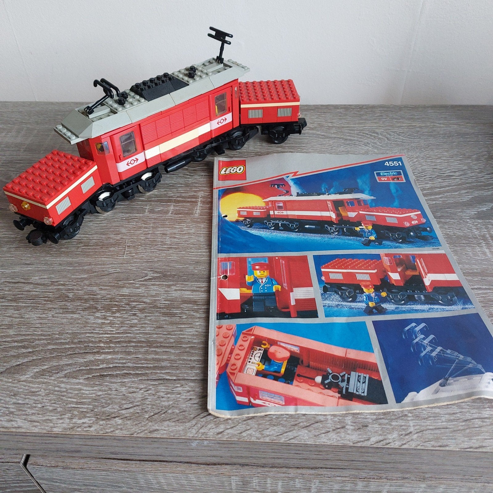 Vintage LEGO Classic Trein Set 4551, Gebruikt, Overige thema's, Lego, Ophalen of Verzenden