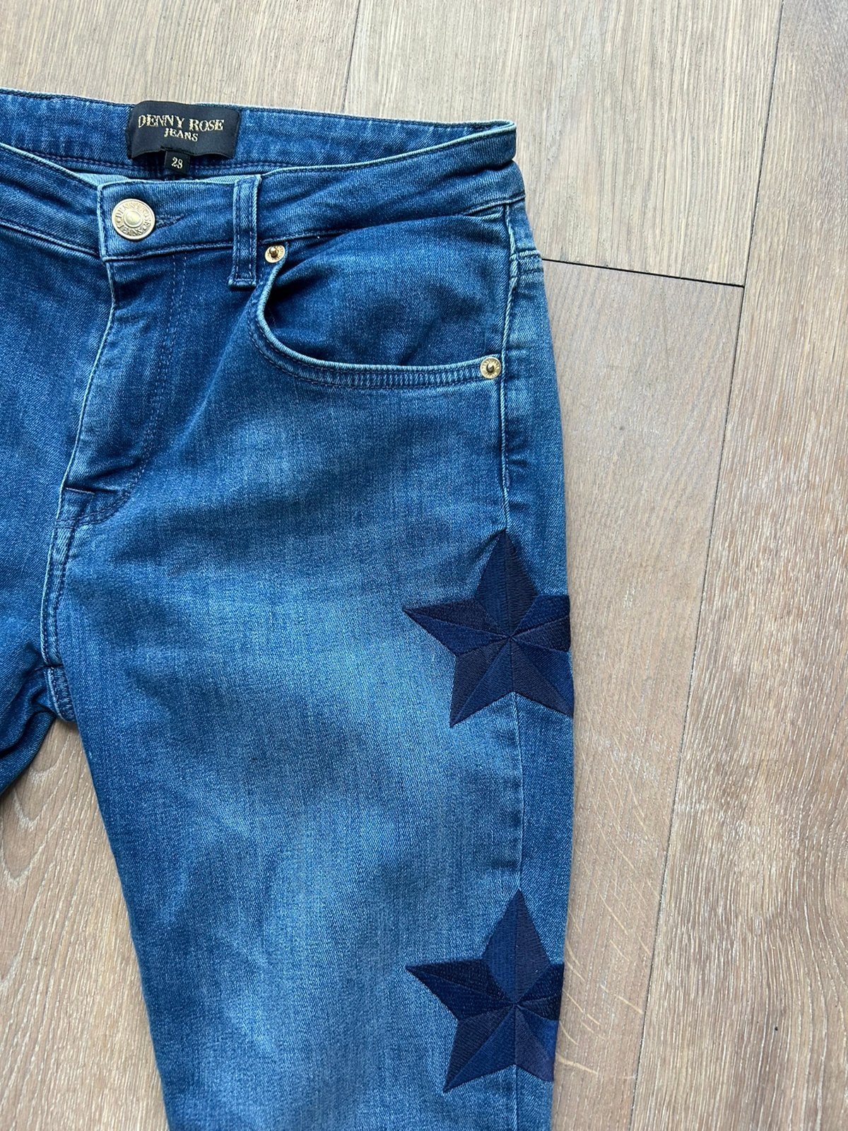 DENNY ROSE jeans met sterren zijkant pijpen mt 38, Kleding | Dames, Italie, -, Zo goed als nieuw, Gaudi