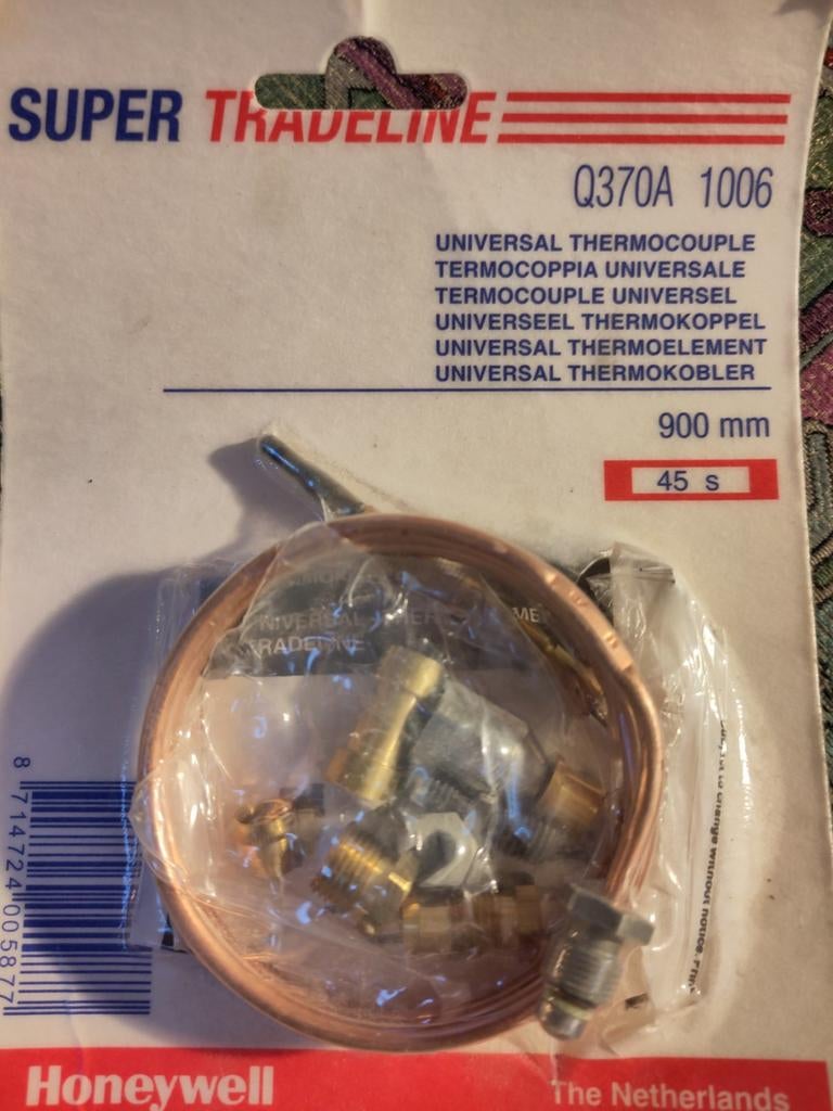 Universeel Thermokoppel, Ophalen of Verzenden, Minder dan 3 jaar oud, Minder dan 20 liter, Nieuw