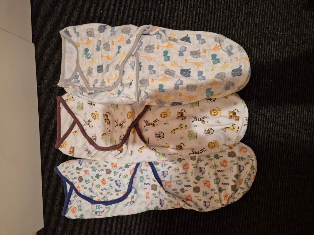 Set van 3 inbaker slaapzakken, Ophalen, Gebruikt, Minder dan 70 cm, Bakerzak of Bakerdoek
