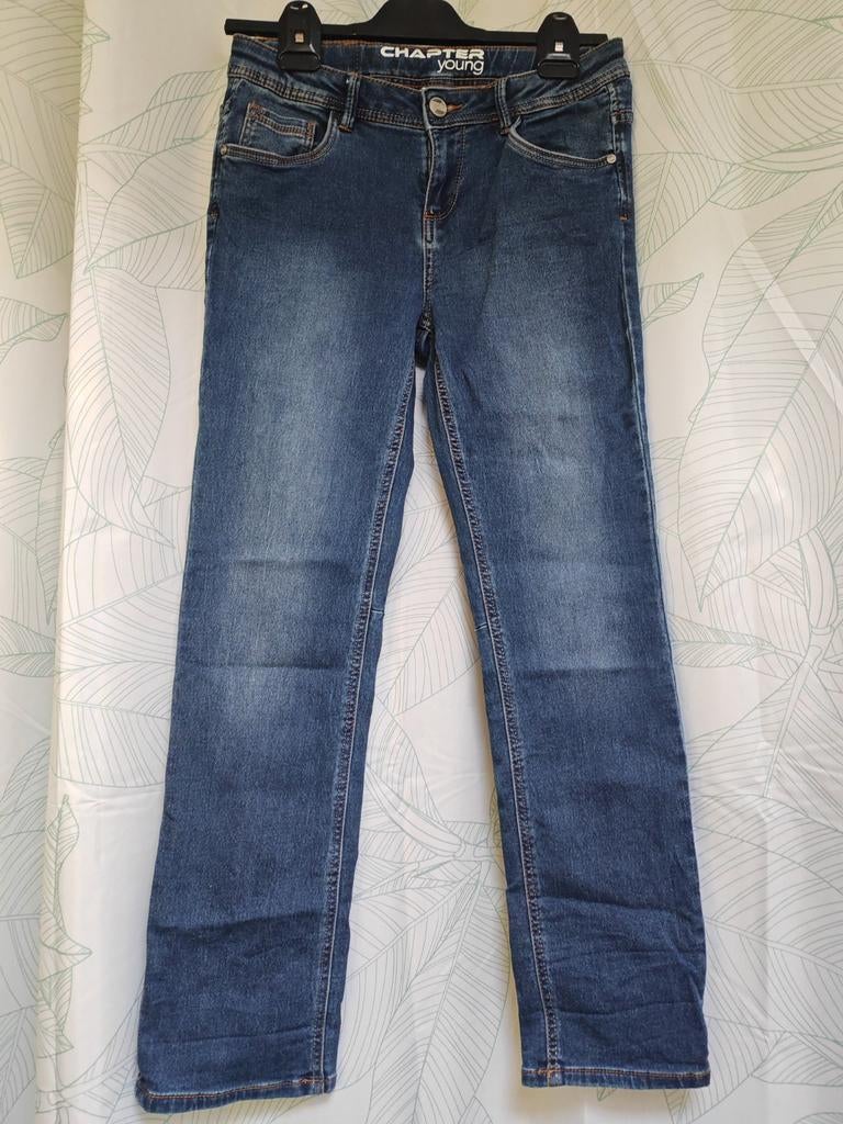 Spijker broek. Maat 158., Broek, Chapter Young, Ophalen of Verzenden, Zo goed als nieuw