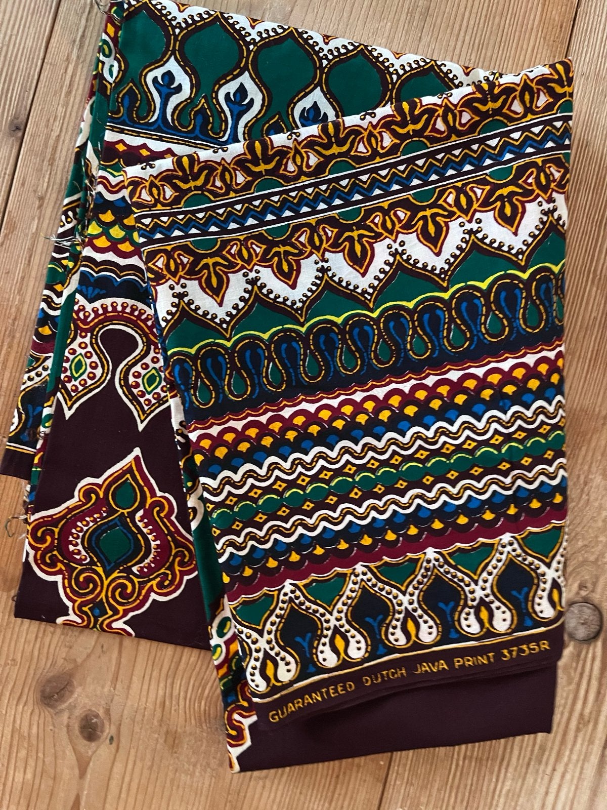 Coupon Vlisco Java Hollandais, Meerkleurig, Nieuw, Ophalen of Verzenden, 30 tot 120 cm