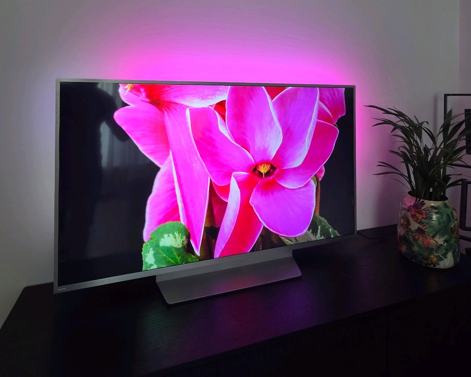 Philips 49inch 4K UHD Google Smart TV met Ambilight, Audio, Tv en Foto, Televisies, Ophalen, Philips, 50 Hz, Zo goed als nieuw