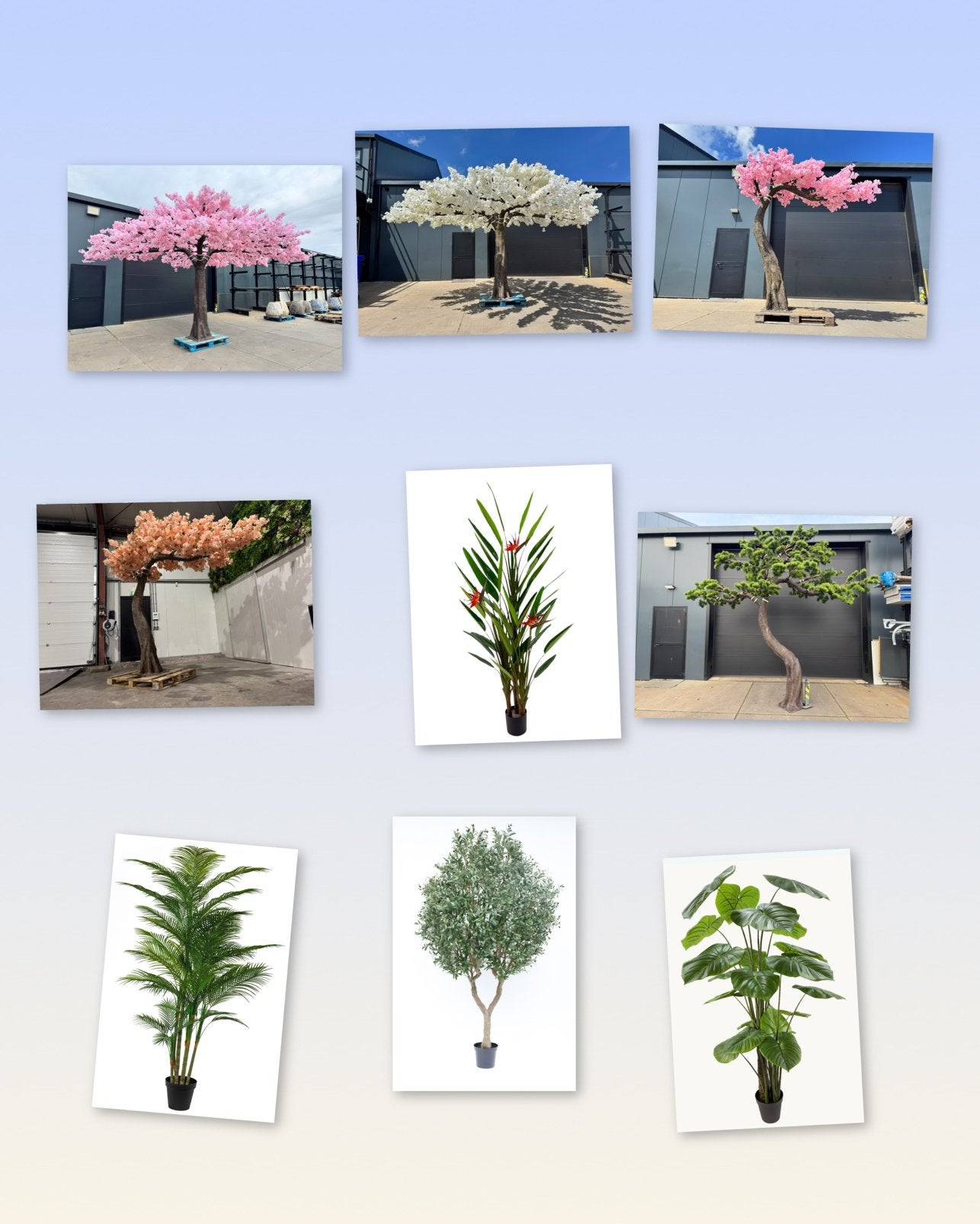 Kunstplanten diverse soorten, Ophalen of Verzenden, Halfschaduw, Minder dan 100 cm