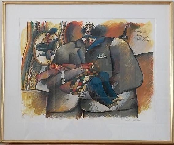 Théo Tobiasse - 'Les temps ont changé depuis Le Mont-Moriah', Antiek en Kunst, Ophalen