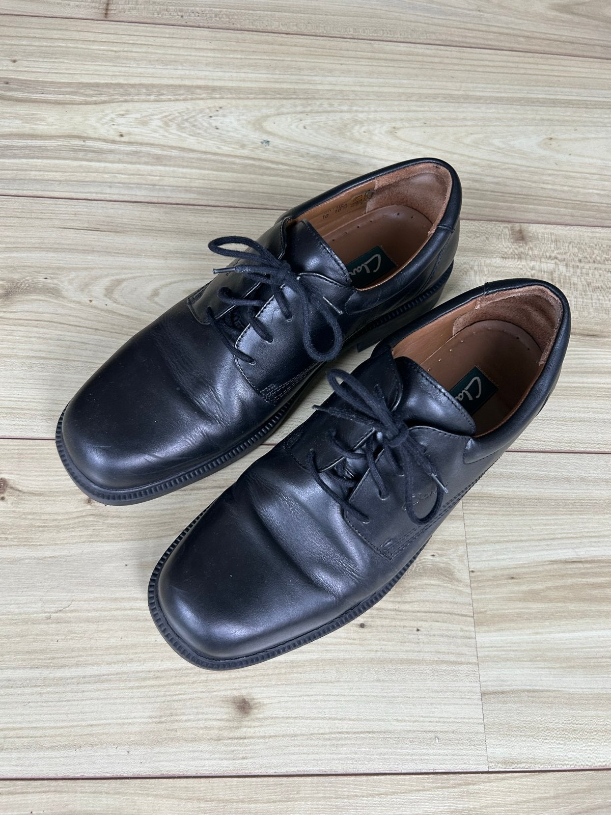 Clarks herenschoenen - Maat 44,5 - Zwart, Ophalen of Verzenden, Zo goed als nieuw, Zwart, Veterschoenen