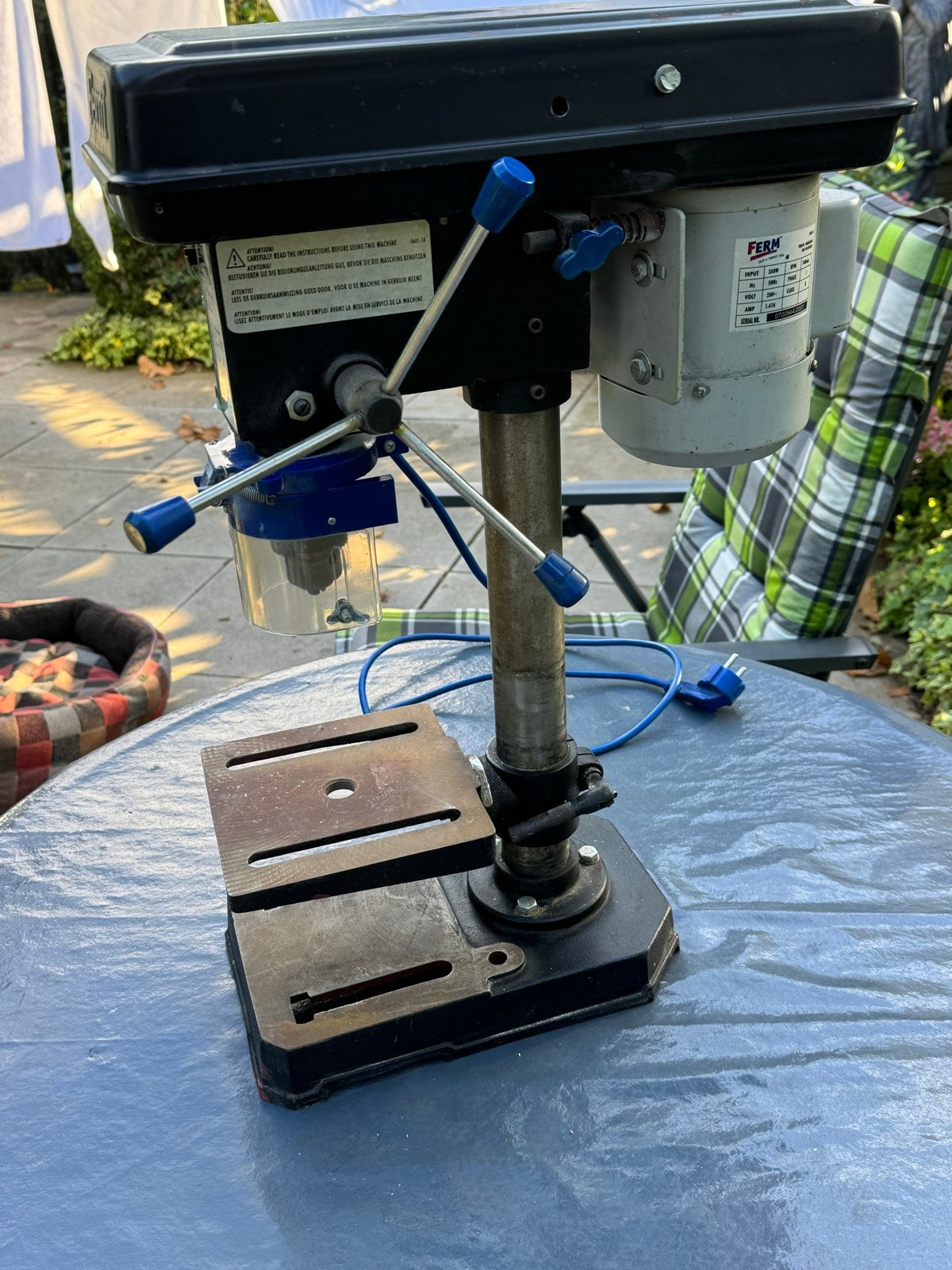Ferm Kolomboormachine FTB-13 - Krachtig en Betrouwbaar, Ophalen, Gebruikt, Minder dan 400 watt, Kolomboormachine
