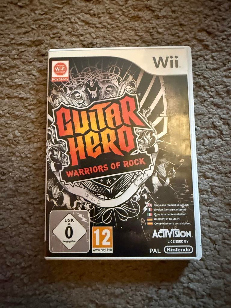 Guitar Hero: Warriors of Rock - Wii Spel, Spelcomputers en Games, Games | Nintendo Wii, Ophalen, Muziek, Gebruikt, 1 speler