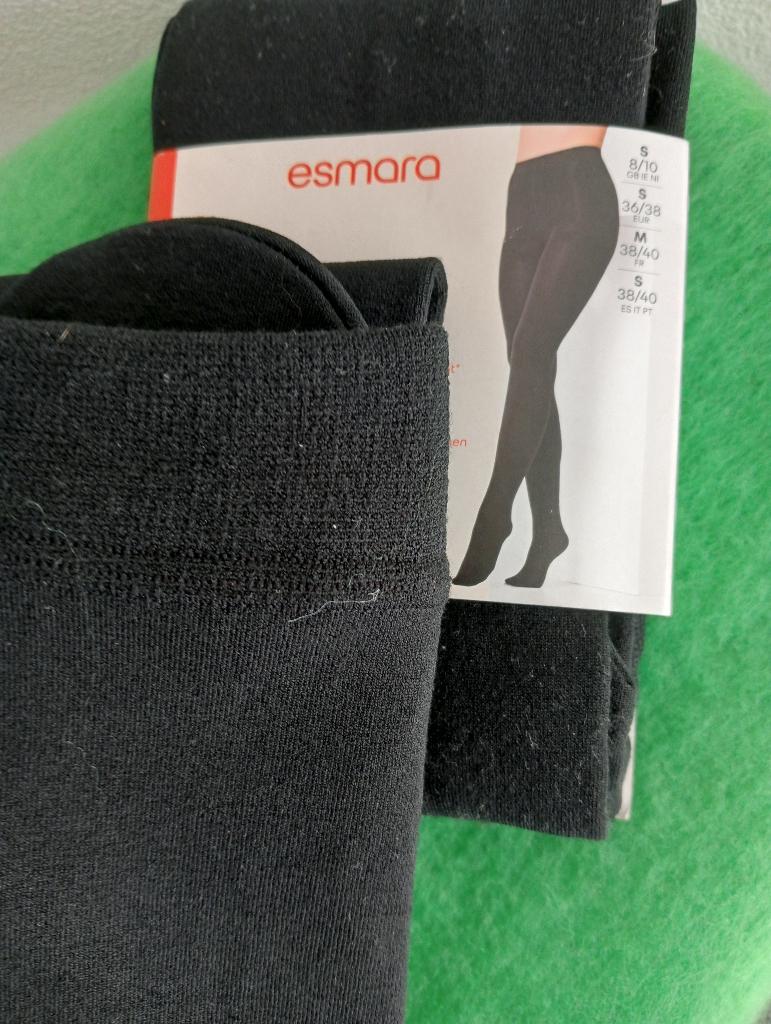 !! 🖤 Nieuwe Thermo panty's/leggings 3 stuks 🖤 !!, Kleding | Dames, Leggings, Maillots en Panty's, Maat 36/38 (S), Zwart, Nieuw