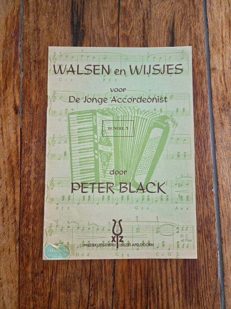 Walsen en Wijses voor De Jonge Accordeonist Peter Black, Ophalen of Verzenden
