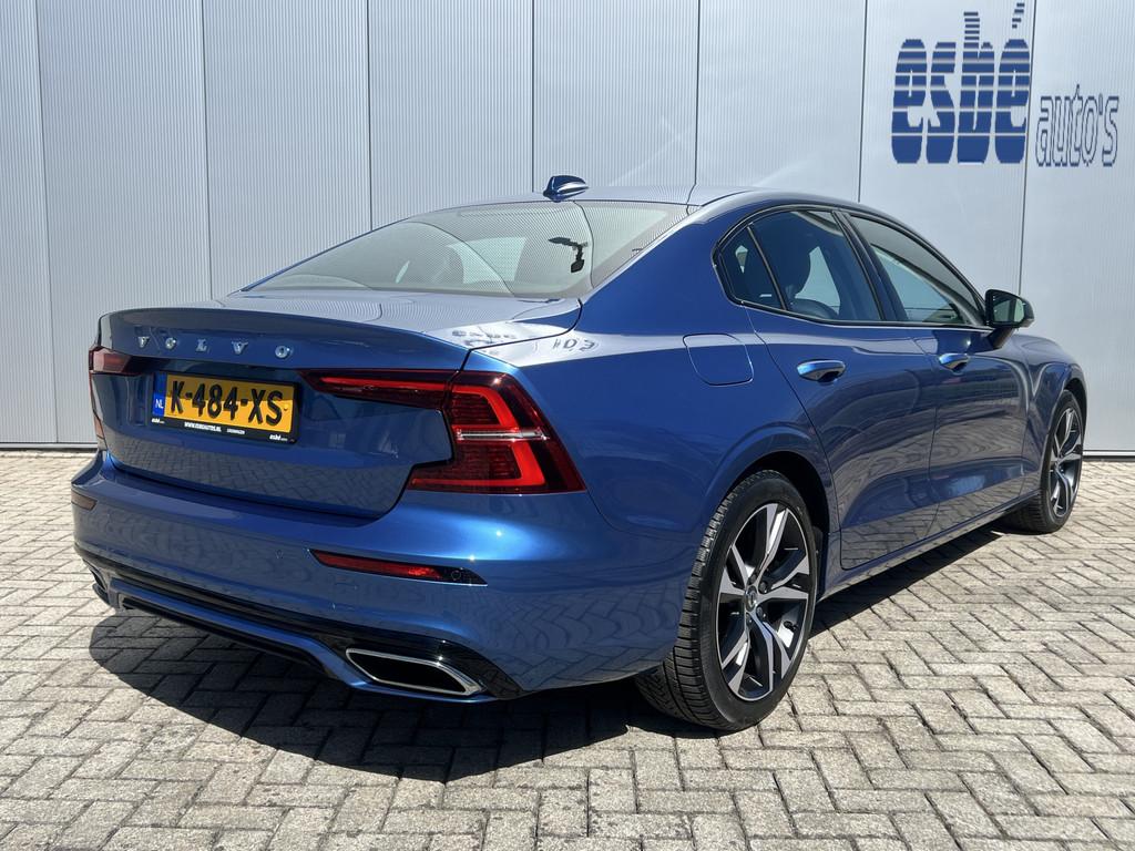 Volvo S60 2.0 T6 Recharge AWD R-Design Navigatie Trekhaak El, Automaat, Gebruikt, 4 cilinders, Blauw