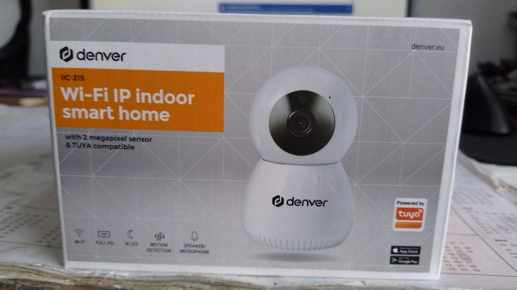Denver IIC-215 Smart Wi-Fi Binnencamera Full HD, Verzenden, Nieuw, Binnencamera