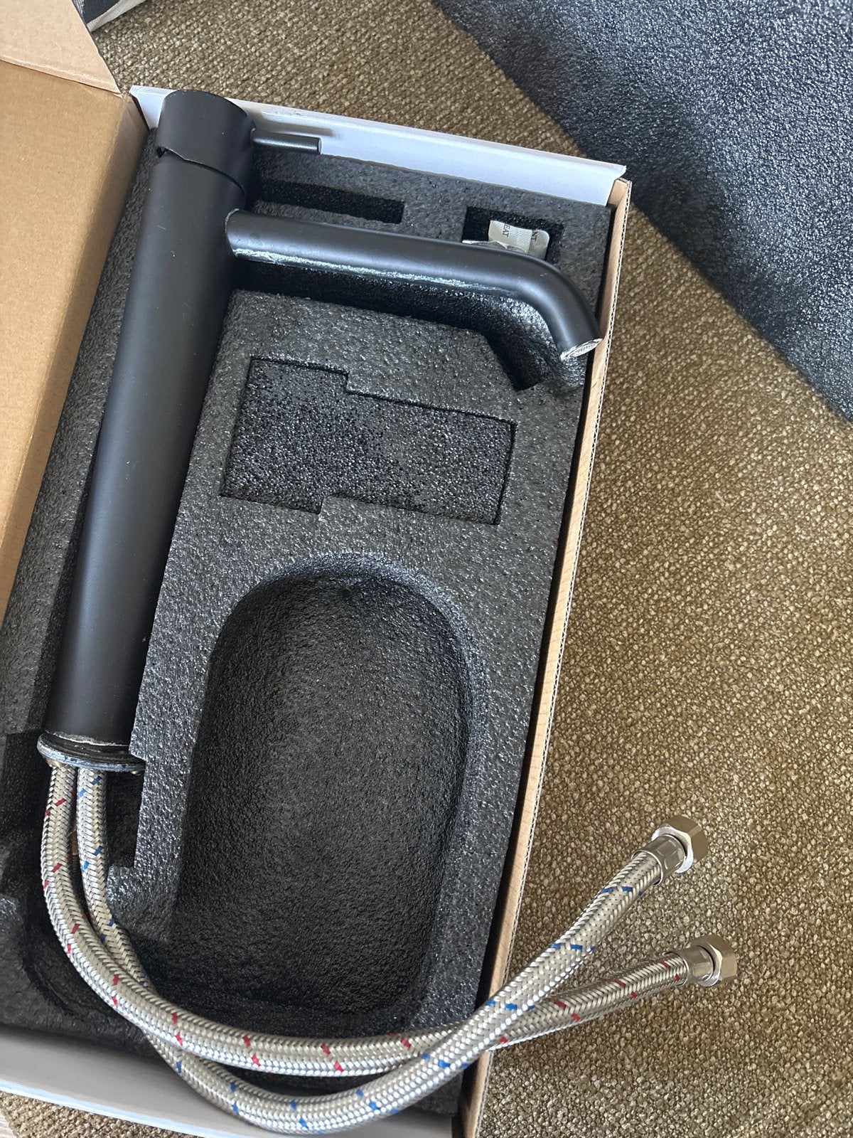 Hotbath Cobber wastafelkraan hoog - mat zwart, Ophalen of Verzenden, Gebruikt, Kraan