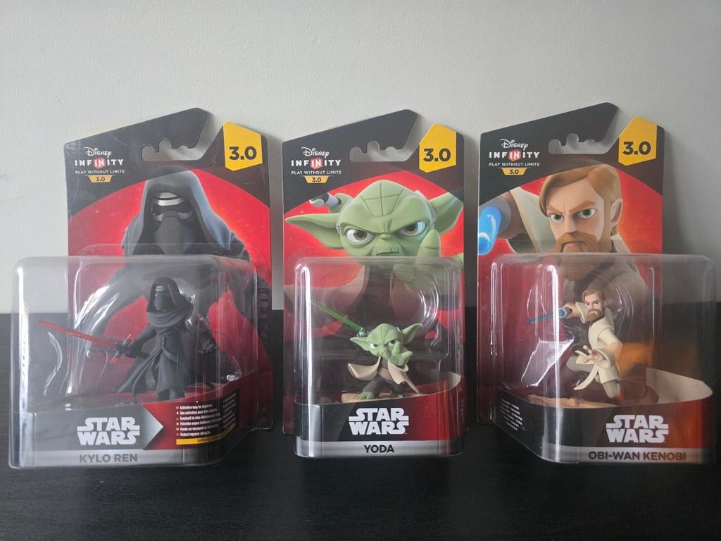 Disney Infinity 3.0 - Star Wars - Kylo Ren , Yoda , Obi-Wan, Ophalen of Verzenden