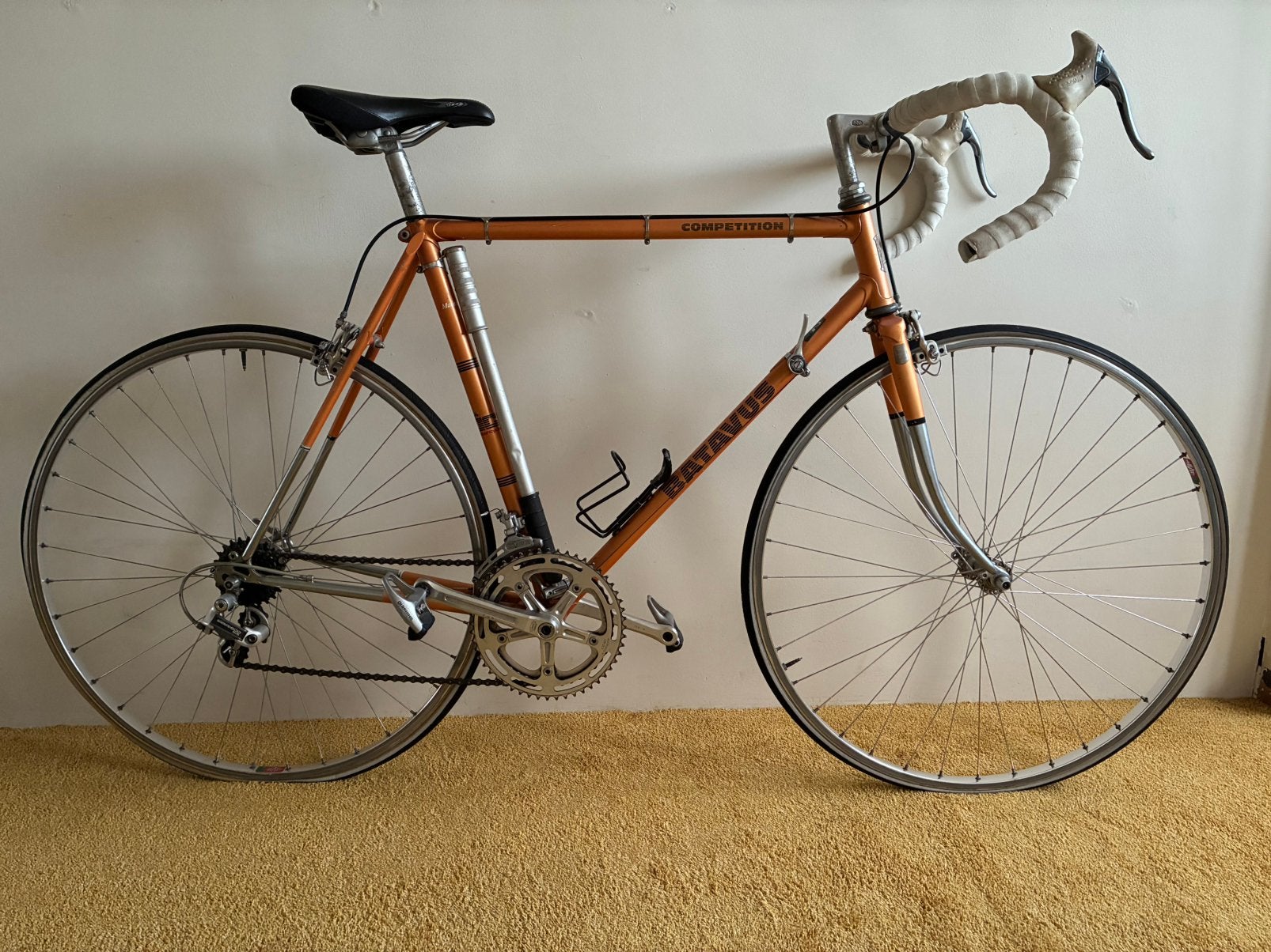 Classic racefiets, Ophalen, Gebruikt, 10 tot 15 versnellingen, Batavus