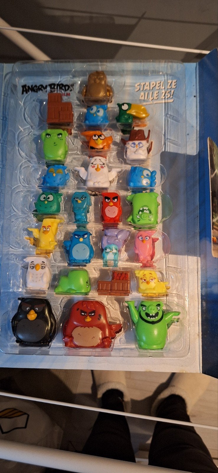 Angry Birds Verzamelbox met 25 Stapelfiguren, Ophalen of Verzenden, Nieuw