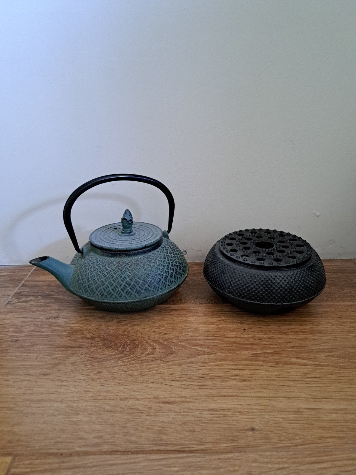 Theepot met warmhouder, Ophalen, Overige materialen, Gebruikt, Overige merken