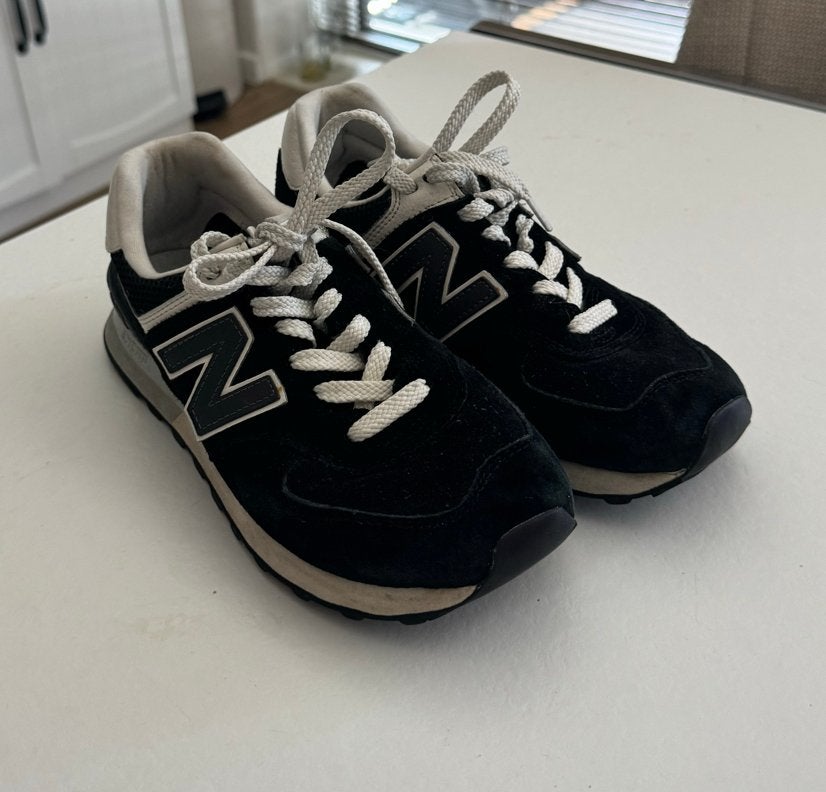 New Balance 574 sneakers zwart - Maat 37.5, Ophalen of Verzenden, Gedragen, Zwart, Sneakers of Gympen