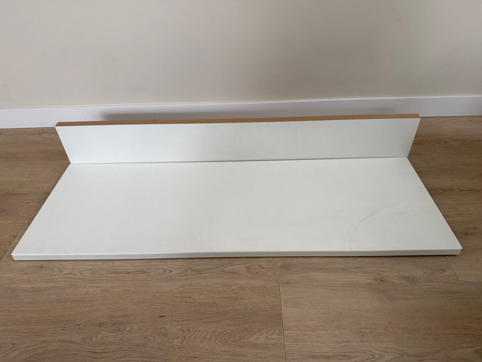 Aanrechtblad wit afm. 1m21x 41cm x 3cm incl. Achterwand!, Ophalen of Verzenden, Nieuw, 25 tot 50 cm, Minder dan 100 cm