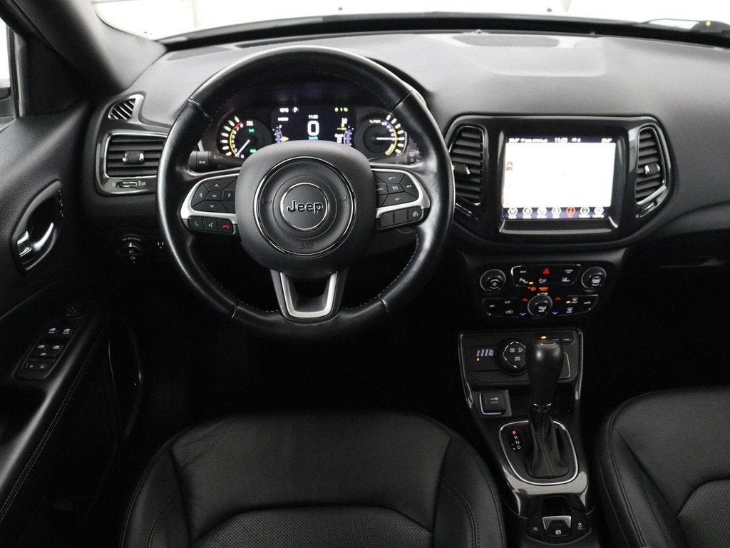 Jeep Compass 4xe 240 Plug-in Hybrid Electric S | Leder | Sto, Auto's, Jeep, Automaat, Wit, Bedrijf, Vierwielaandrijving
