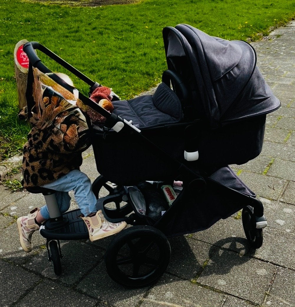Bugaboo Fox 2 Special Edition Jeans Zwart met veel extra's, Ophalen, Gebruikt, Bugaboo, Combiwagen