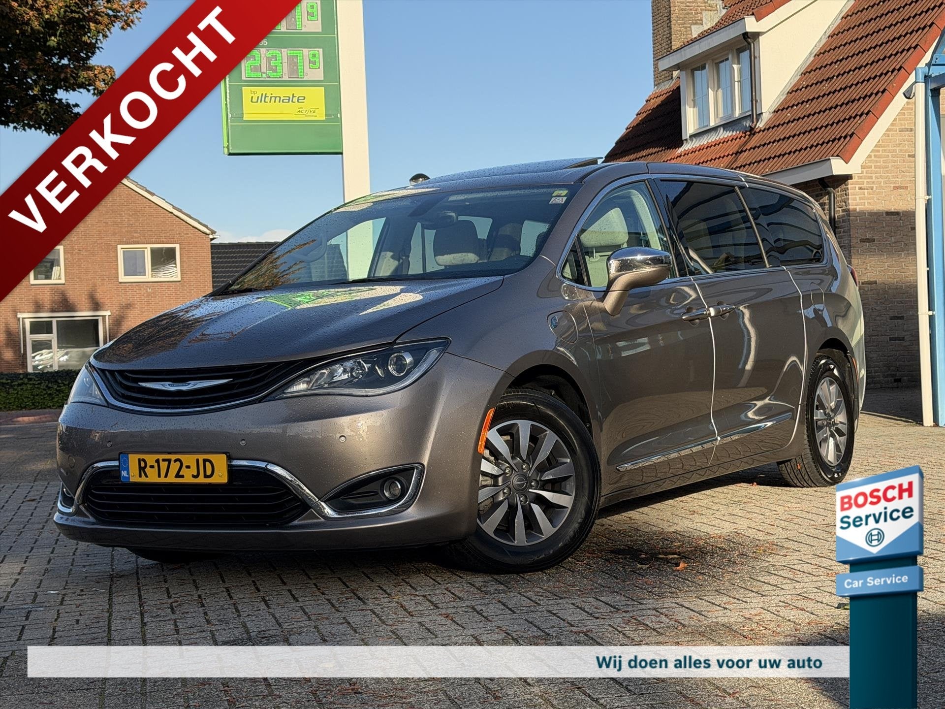 Chrysler Pacifica 3.6 V6 Hybrid Limited / Pano / 7 Persoons, Auto's, Automaat, 450 kg, Gebruikt, Bruin