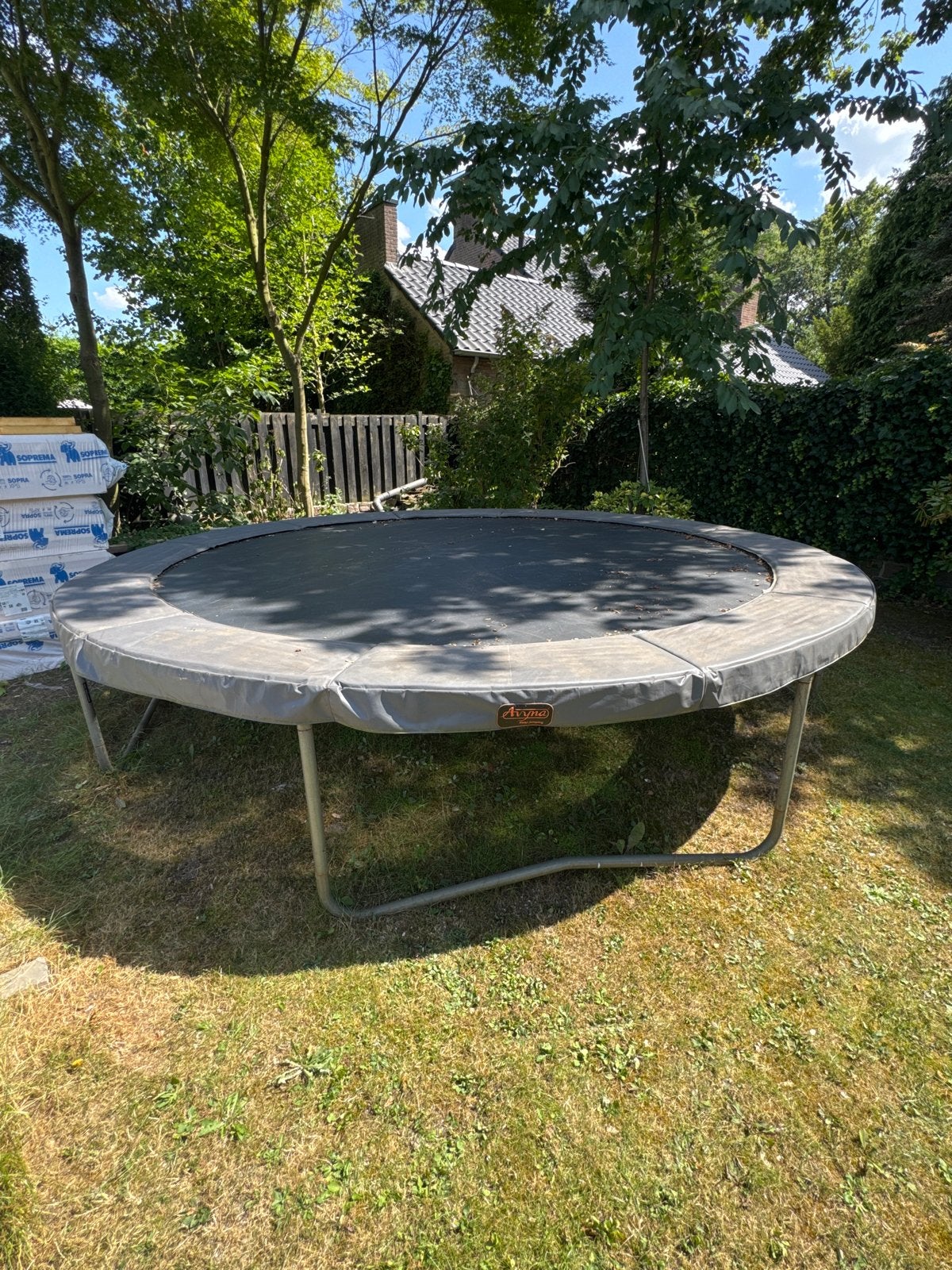 Avyna Pro-Line trampoline 430cm in goede staat, Ophalen, Gebruikt