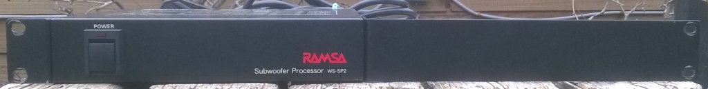 Crossover Ramsa WS-SP2 Processor, Muziek en Instrumenten, Gebruikt, Overige typen, Ophalen of Verzenden, Ramsa panasonic
