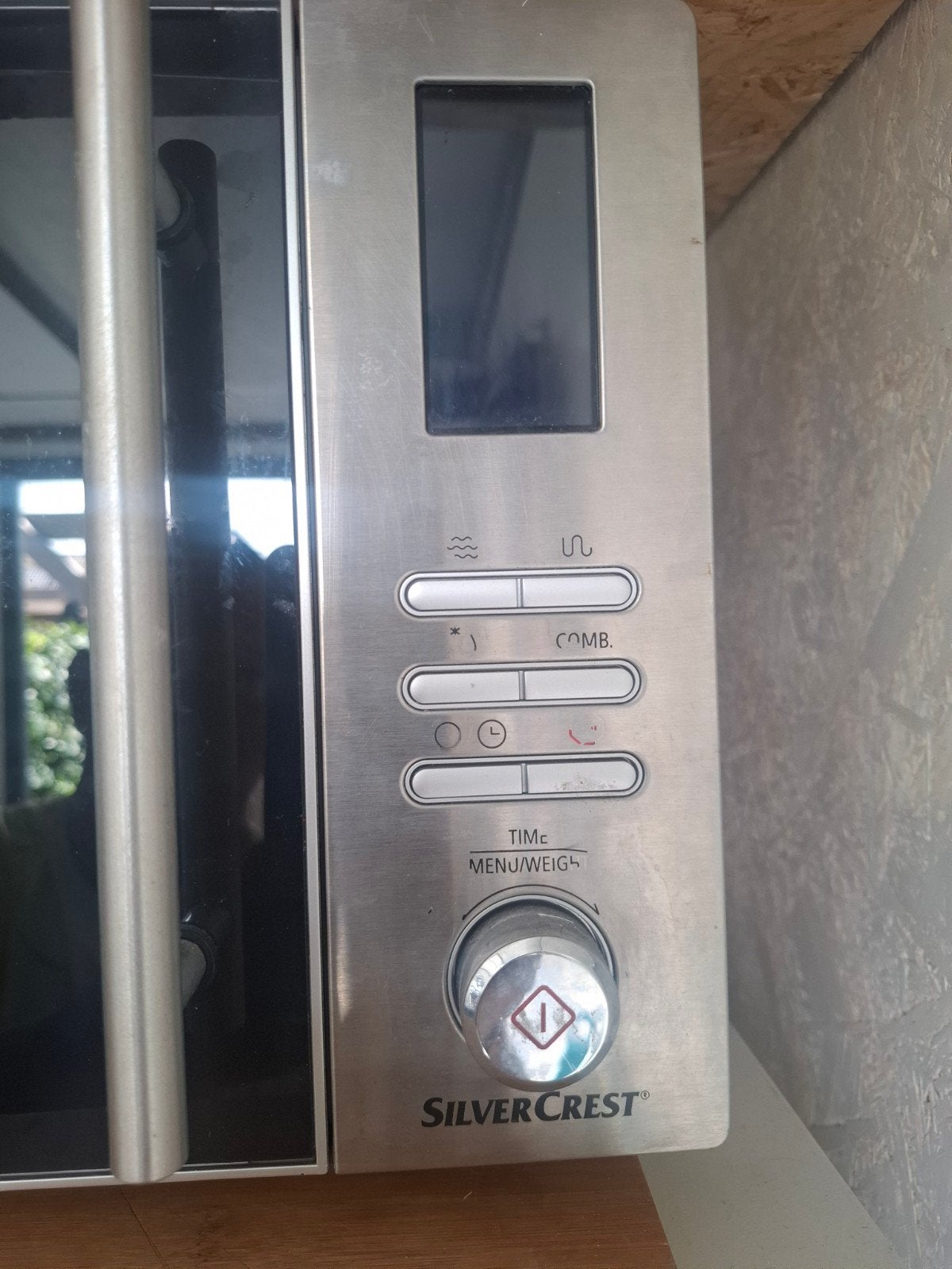 SilverCrest Combimagnetron met Grill en Hete Lucht, Combimagnetron, Gebruikt, Hete lucht, Ophalen of Verzenden