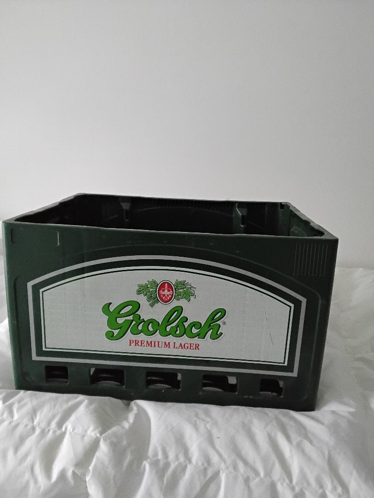 Grolsch export bier krat, Ophalen of Verzenden, Zo goed als nieuw, Flesje(s), Grolsch