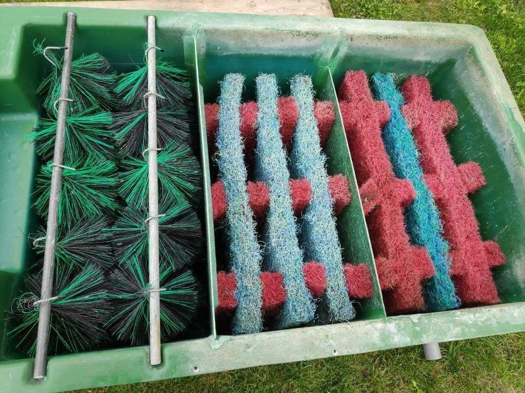 Leuk vijver filter meerkamerfilter van polyester, Ophalen, Gebruikt, Vijverfilter