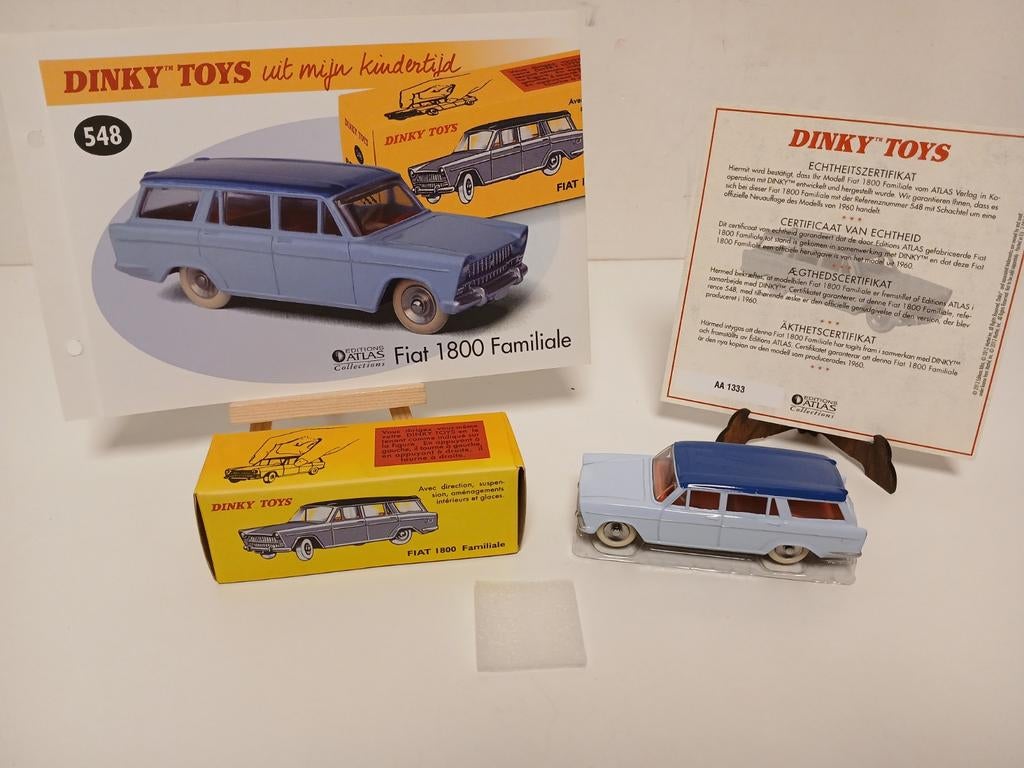 Fiat 1800 familiale dinky toys atlas, Hobby en Vrije tijd, Modelauto's | 1:43, Ophalen of Verzenden, Auto, Dinky Toys