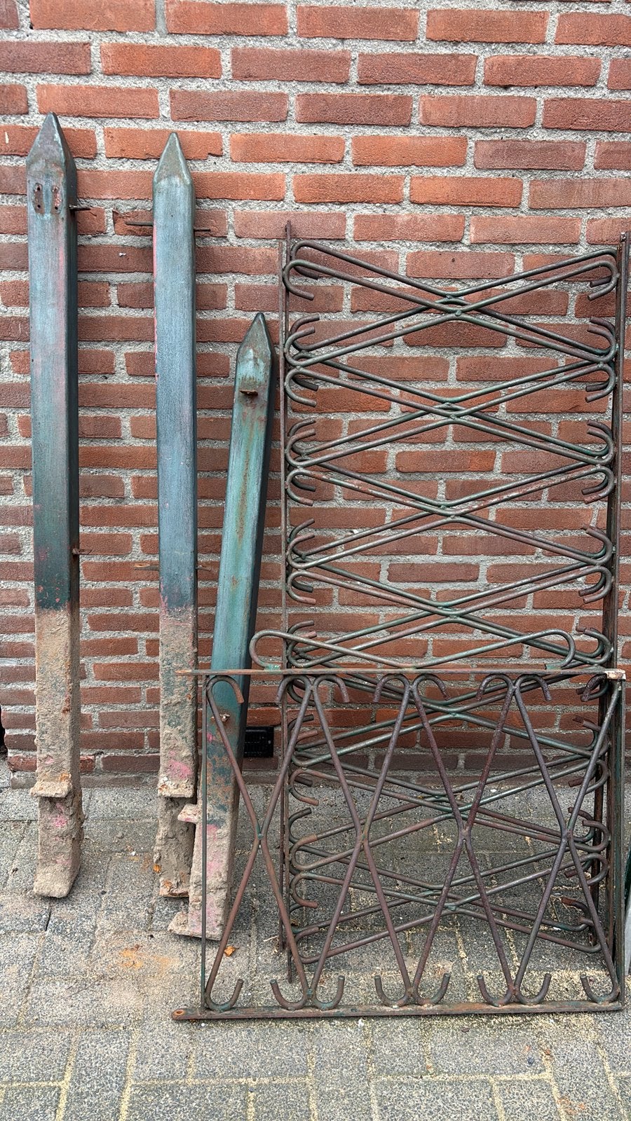 Hekwerk, Ophalen, Met poort, Gebruikt, Tuinhek
