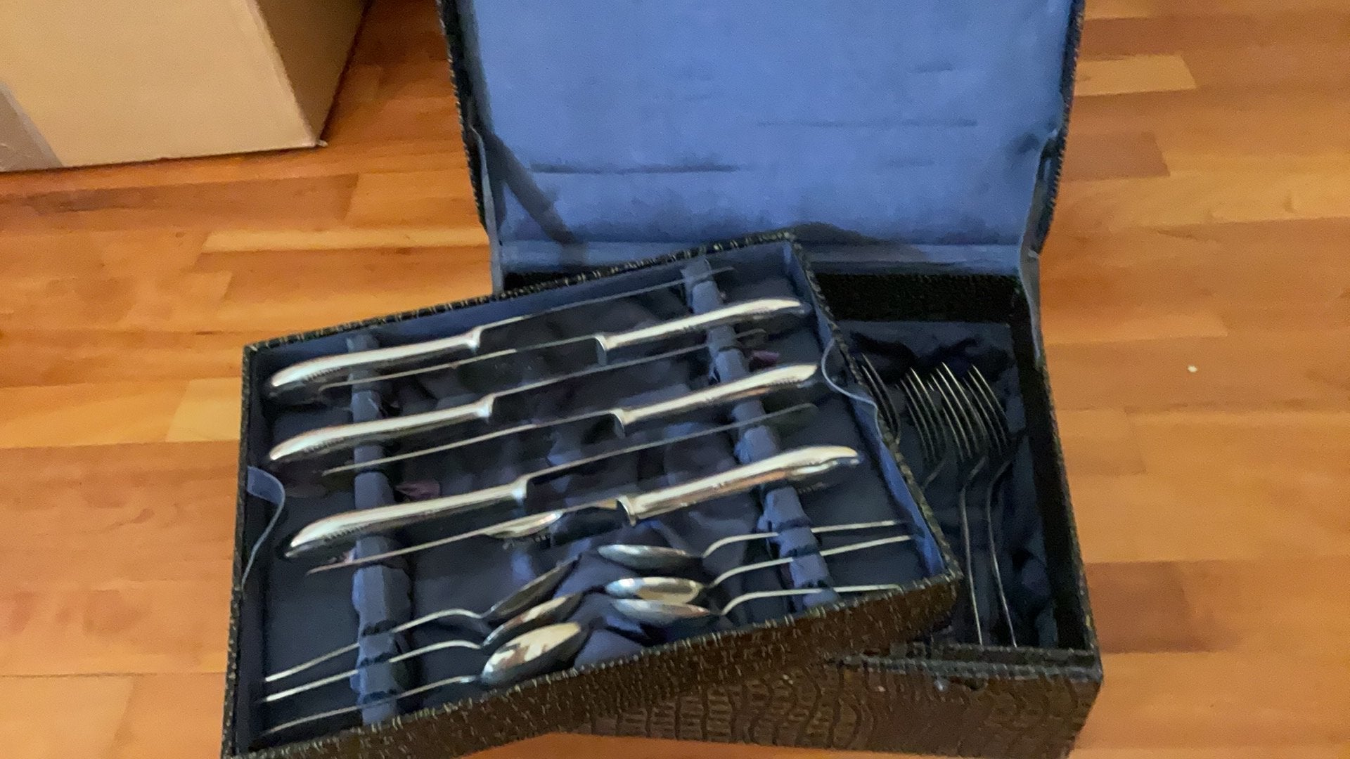 Bestek set Solingen. Casette 6 delig., Ophalen, Gebruikt, Bestekset, Overige typen