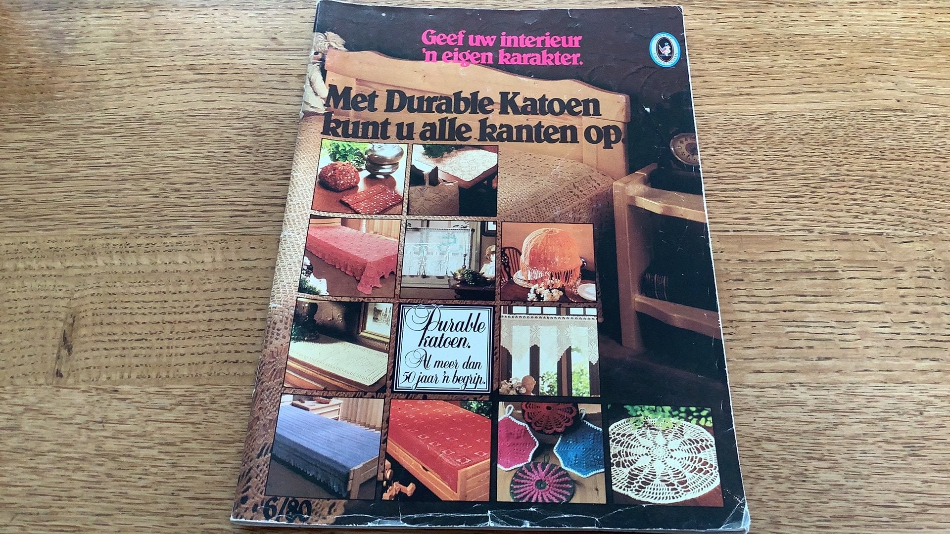 Durable Katoen Haak- en Breiboek - Interieurdecoratie, Hobby en Vrije tijd, Breien en Haken, Ophalen of Verzenden, Gebruikt, Breien of Haken