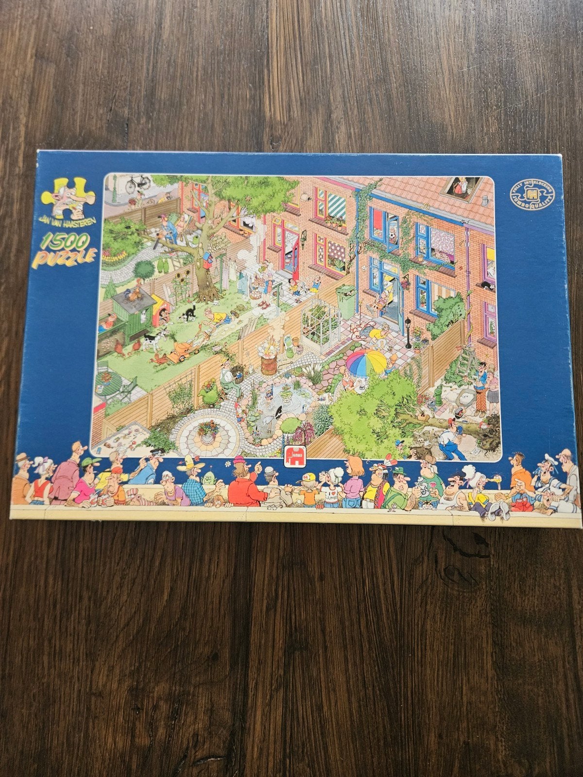 Jan van Haasteren puzzel de Buren 1500 stukjes, Ophalen of Verzenden, 500 t/m 1500 stukjes, Zo goed als nieuw