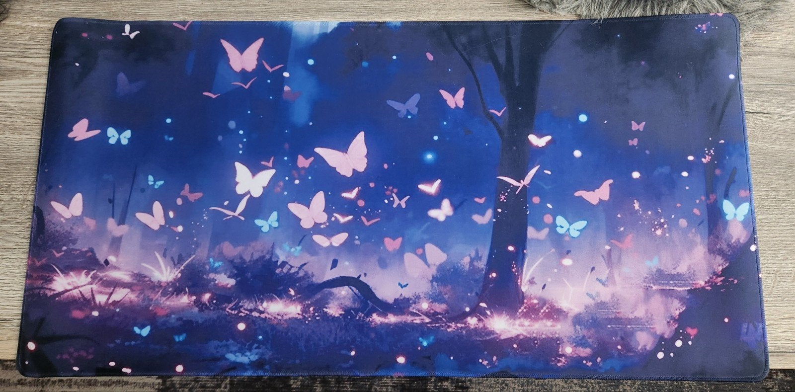 Grote placemat met vlinders en bosmotief - 79x39.5cm, Overige typen, Ophalen, Nieuw, Meerkleurig