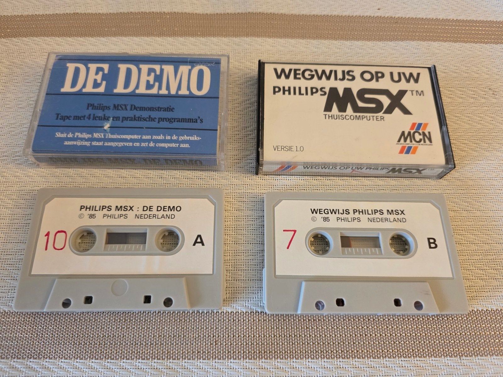 Philips MSX Demo & Wegwijs Cassettes (1985), Ophalen of Verzenden, Gebruikt