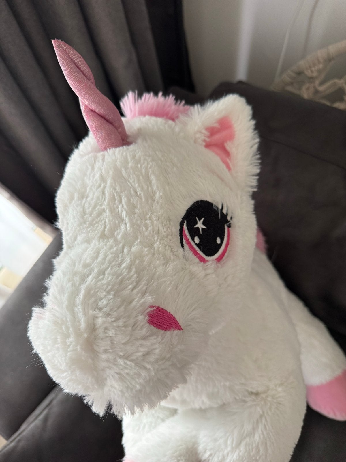 Grote, heerlijk zachte eenhoorn knuffel (79 cm), Kinderen en Baby's, Speelgoed | Knuffels en Pluche, Overige karakters, Ophalen of Verzenden