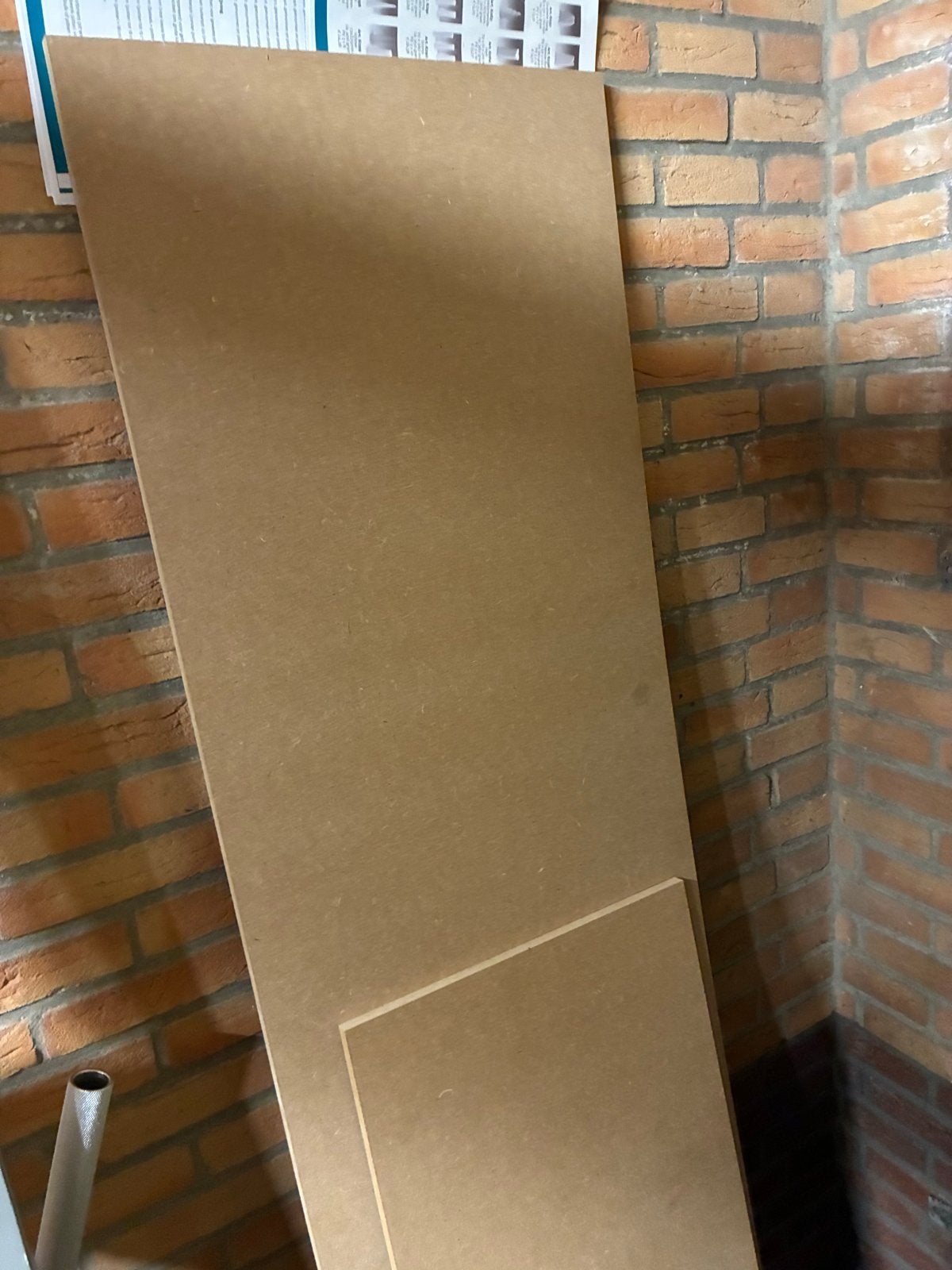 2x MDF Plaat 18mm dik, Ophalen, Minder dan 25 mm, Nieuw, 200 tot 250 cm