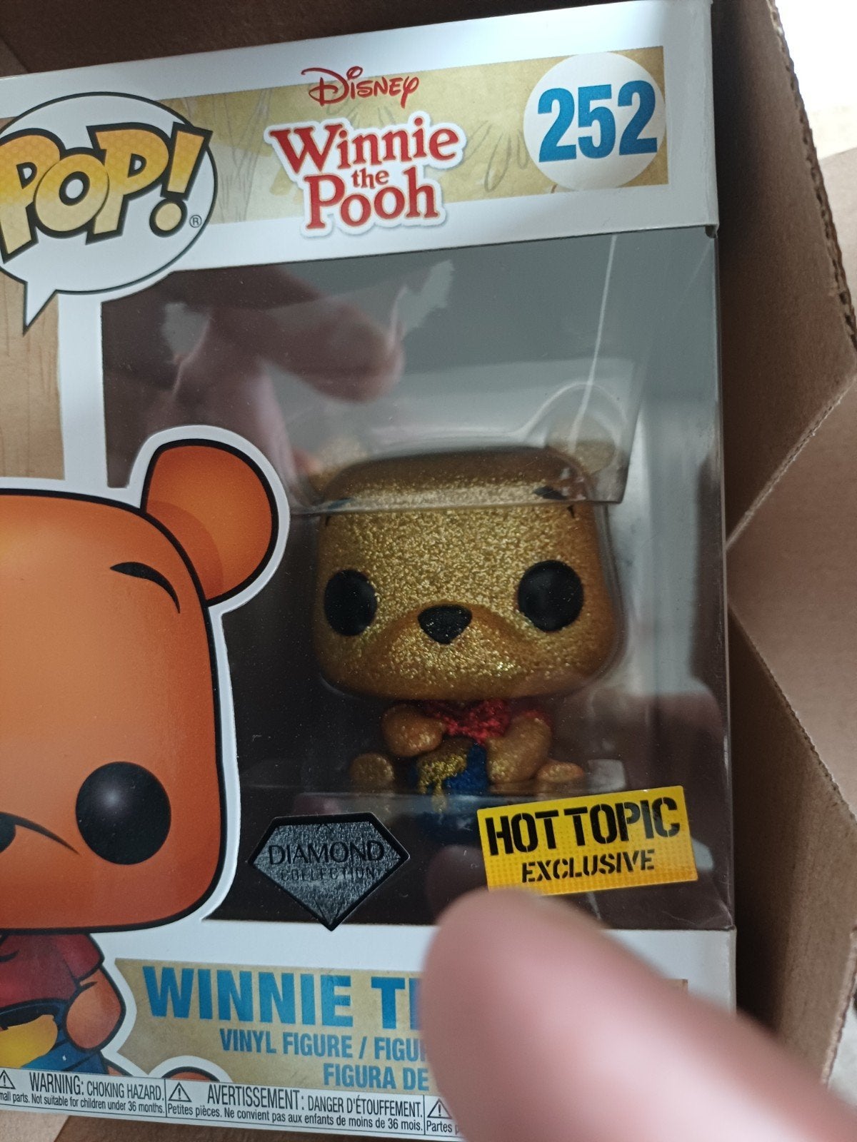 Funko Pop! Disney Winnie the Pooh Diamond #252 Exclusive, Verzamelen, Ophalen of Verzenden, Nieuw