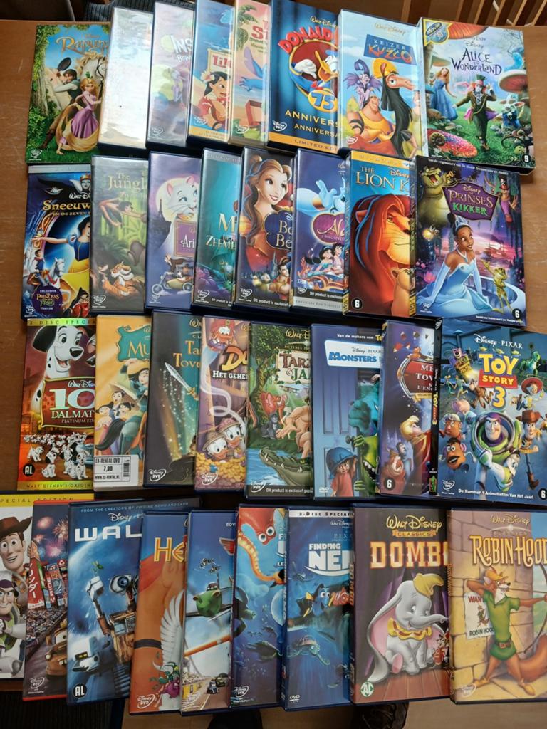 33 Disney /  pixar, Cd's en Dvd's, Dvd's | Tekenfilms en Animatie, Europees, Gebruikt, Tekenfilm, Alle leeftijden